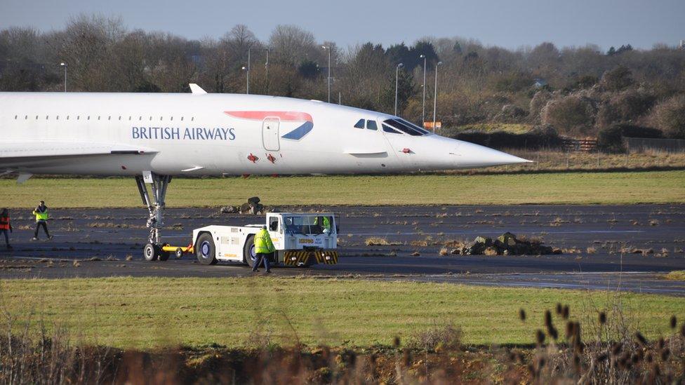 Concorde on Filton Airfield