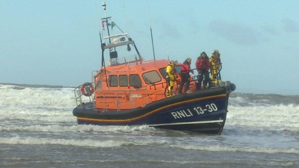 The Ella Larsen in Barmouth on Sunday