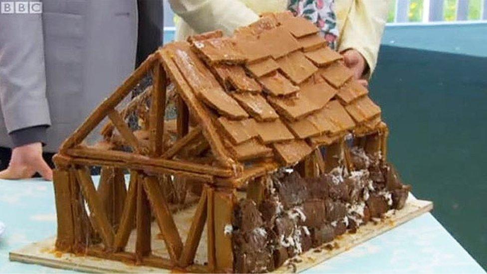 James's gingerbread barn