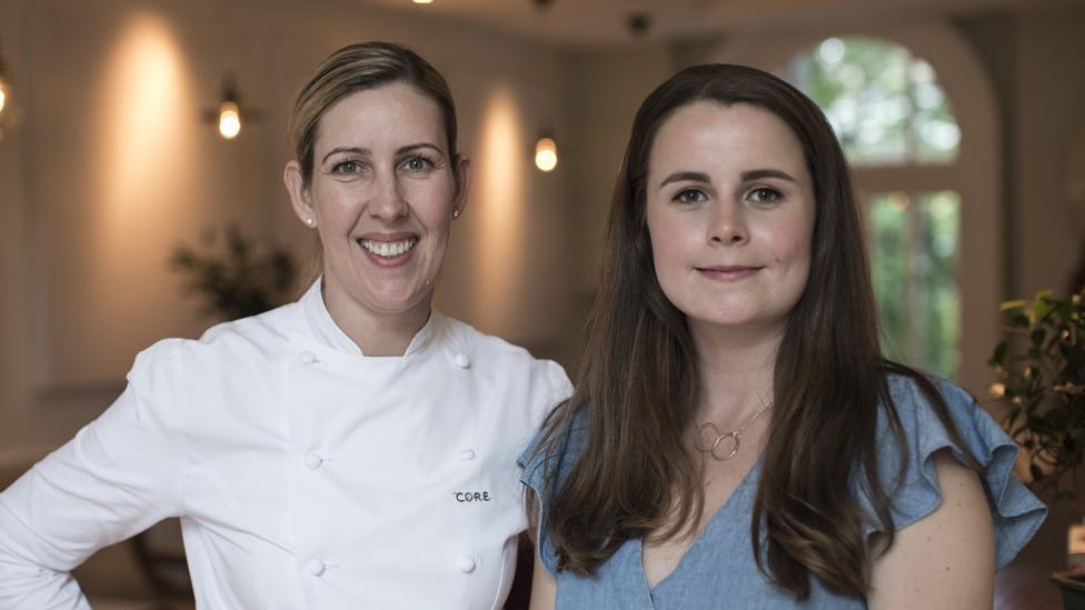 Clare Smyth and Rosie Bensberg