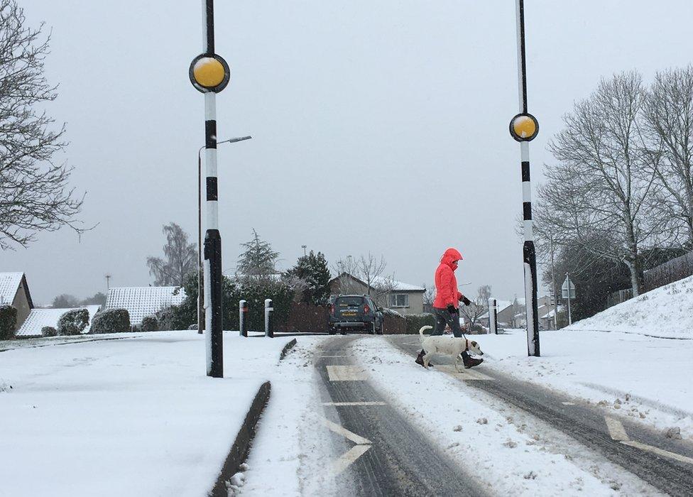 Snow in Dunblane