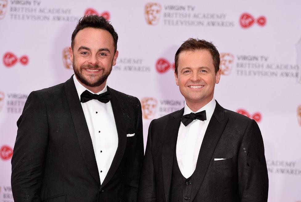 Ant and Dec at the BAFTA awards in May 2017