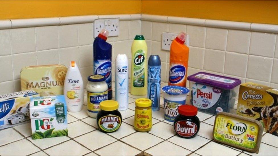 Unilever products