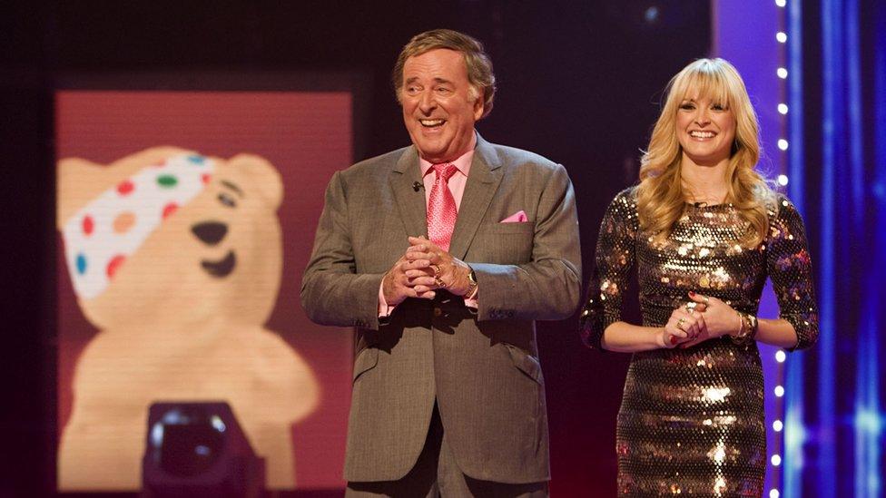 Sir Terry Wogan and Fearne Cotton