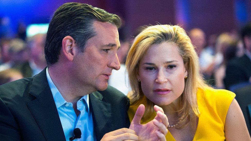 Ted and Heidi Cruz at the Religious Liberty Rally