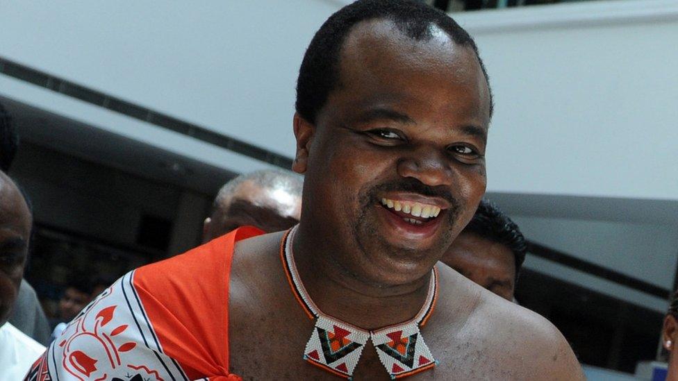 King Mswati III