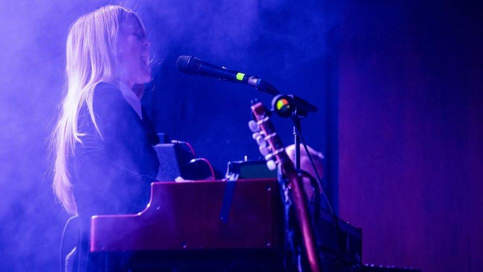 Anna von Hausswolff performs a live concert at VEGA in Copenhagen as part of Colossal Weekend Festival 2017. Denmark, 05/05 2017