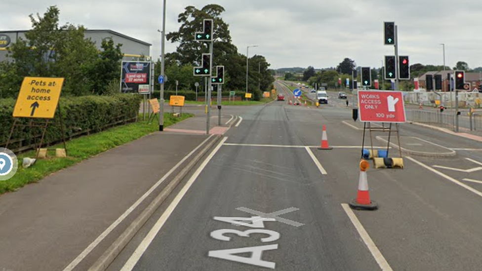 A34 in Stafford