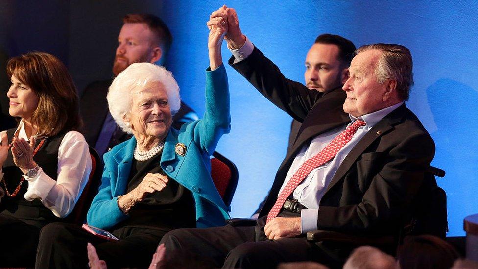 Mr and Mrs Bush