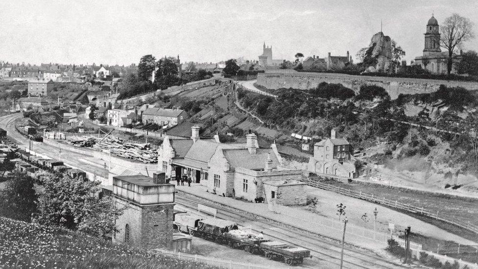 The station at Bridgnorth in 1862