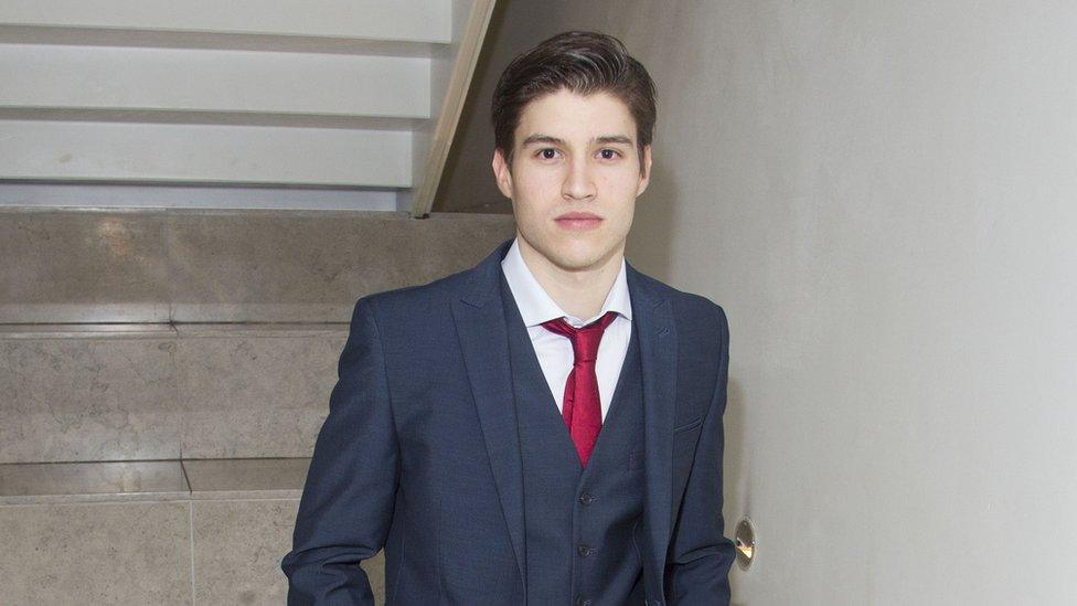 British actor Cameron Cuffe