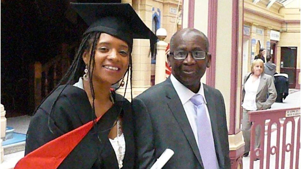 Darrell Pierre at his daughter's graduation