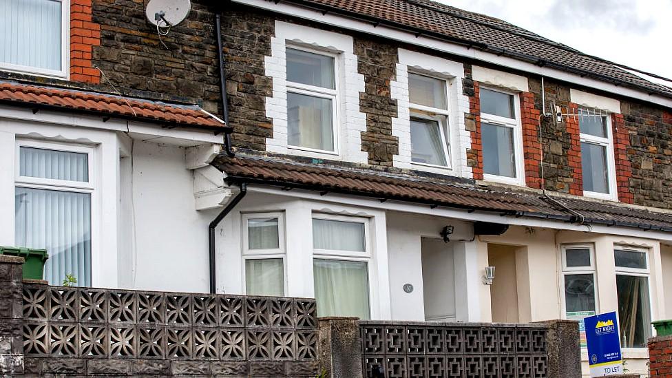 Kingsland Terrace, Treforest, where Tom Jones grew up