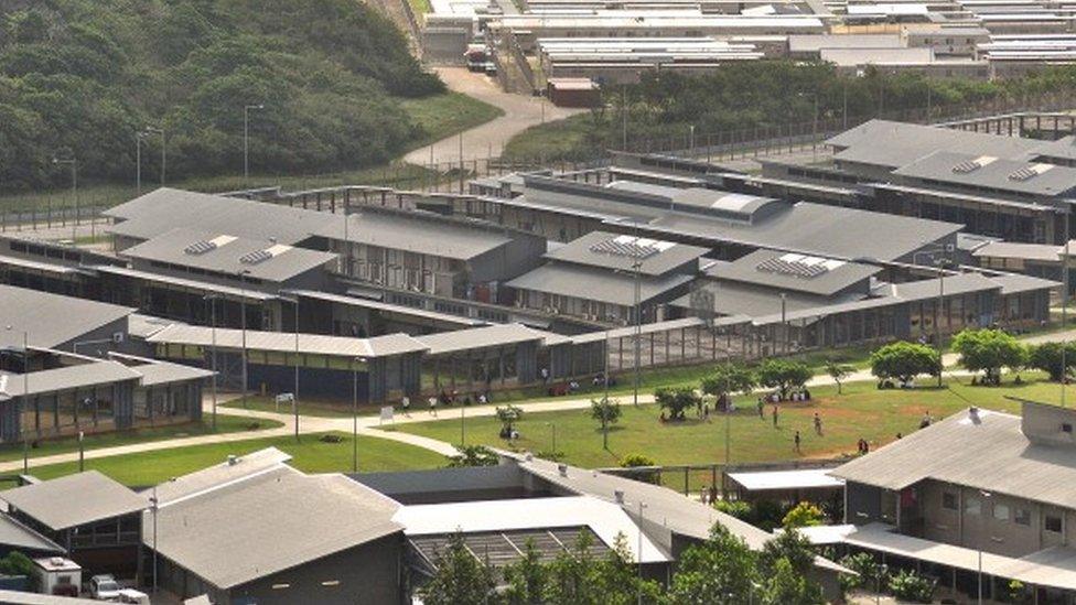 A general view of asylum seekers and facilities at Christmas Island Detention Centre, on July 26, 2013 on Christmas Island.