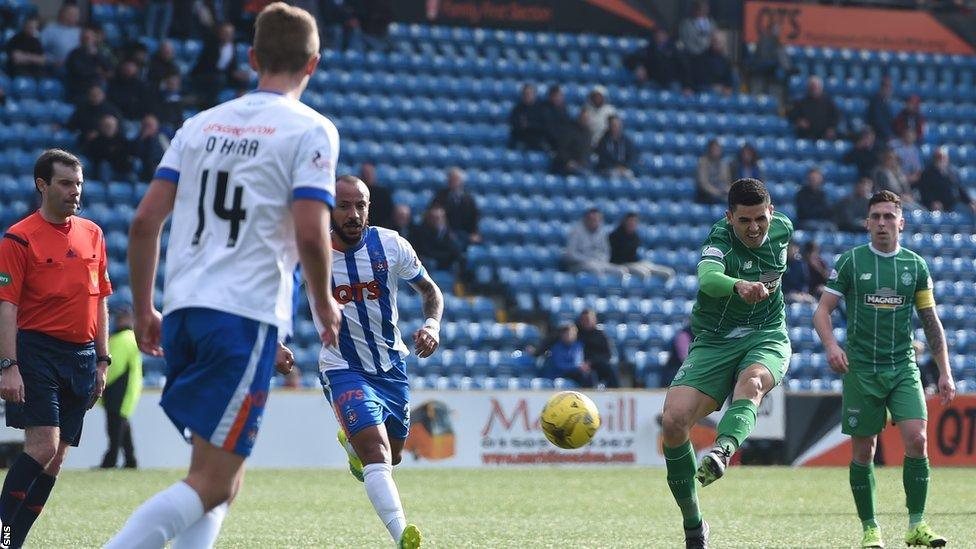 Tom Rogic scores for Celtic against Kilmarnock