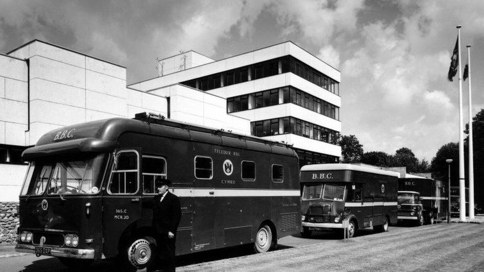 BBC Wales in Llandaff in 1967