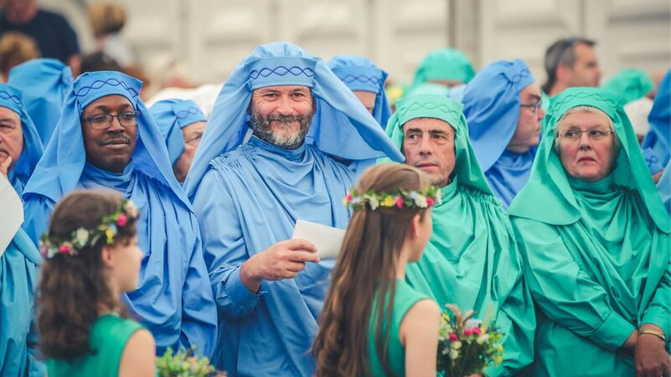 A ceremony at the Eisteddfod