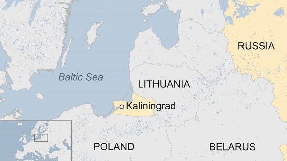 Kaliningrad map