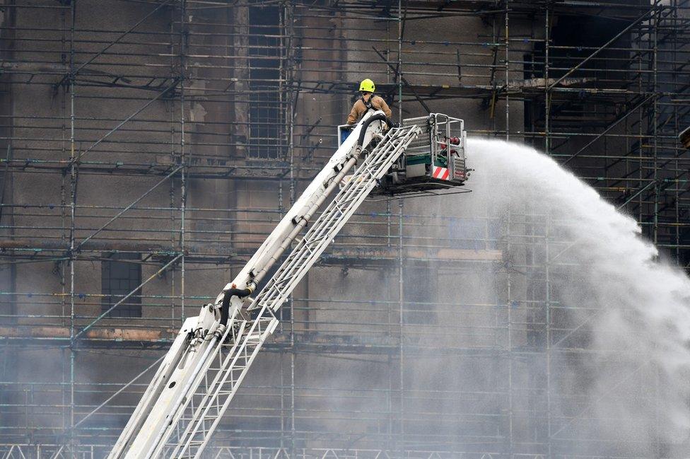 Fire at Glasgow school of art