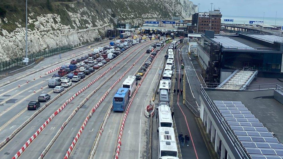 Queues at Dover