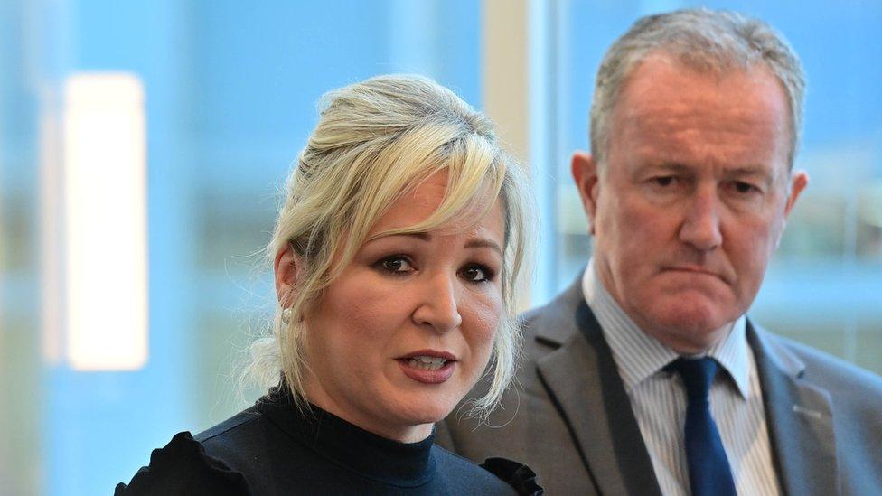 Michelle O'Neill and Conor Murphy