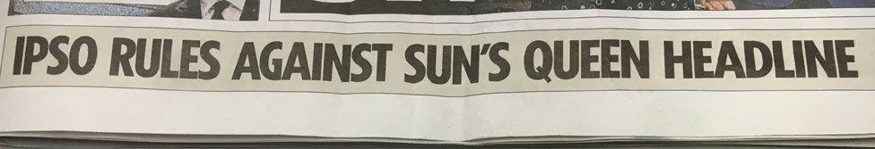 The Sun Ipso headline