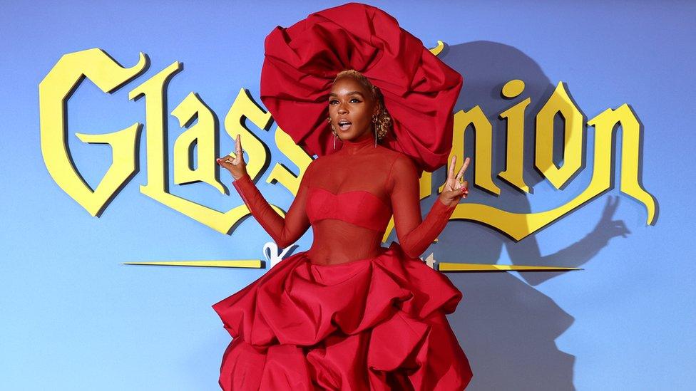 Janelle Monae at the Glass Onion Premiere in London