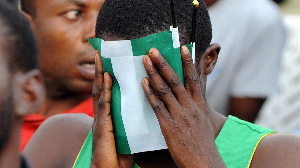 A Super Eagles fan in Lagos, Nigeria - 2014