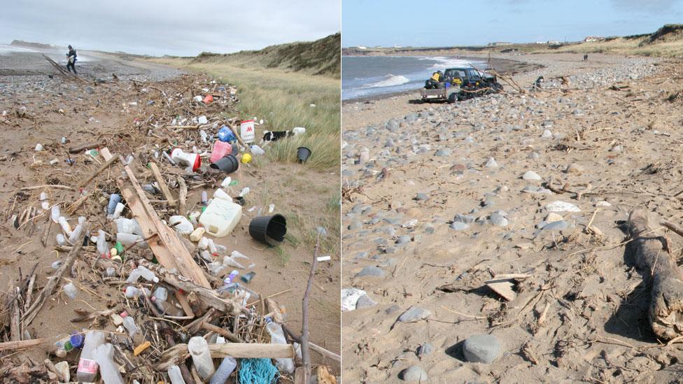 Ballaugh beach on the Isle of Man