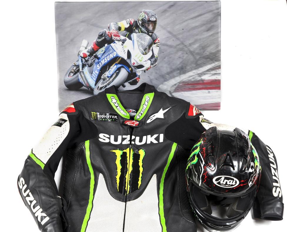 Keith Flint's motorbike leathers