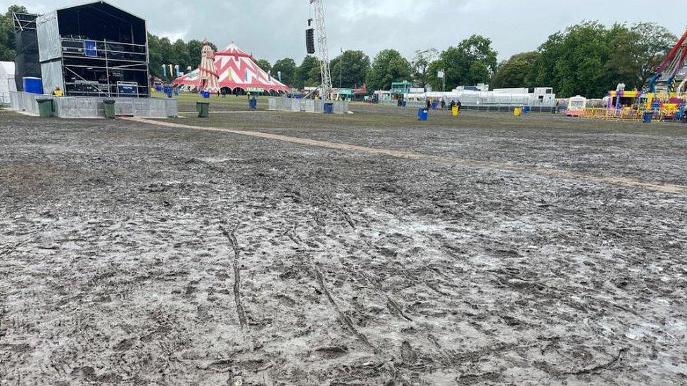 Tramlines Festival site at Hillsborough Park