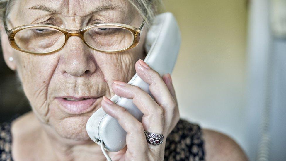 Woman on the phone