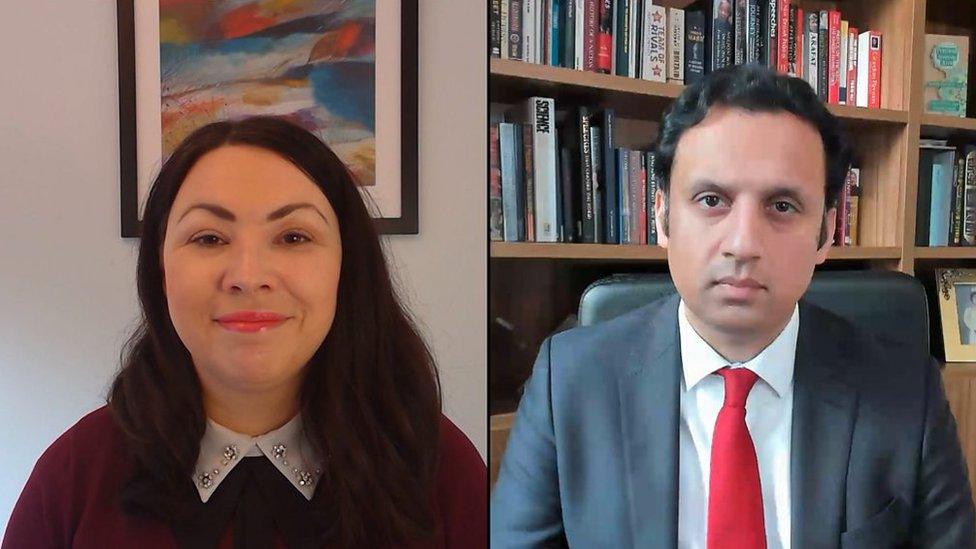 Monica Lennon and Anas Sarwar both hope to be the new leader of Scottish Labour