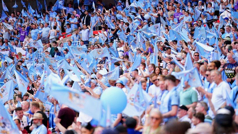 Coventry fans at Wembley