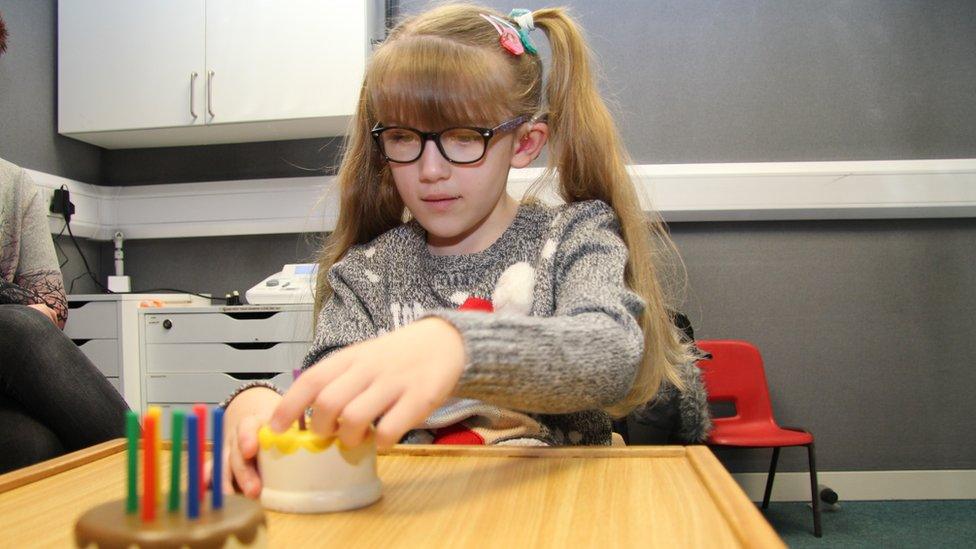 Leia, aged seven