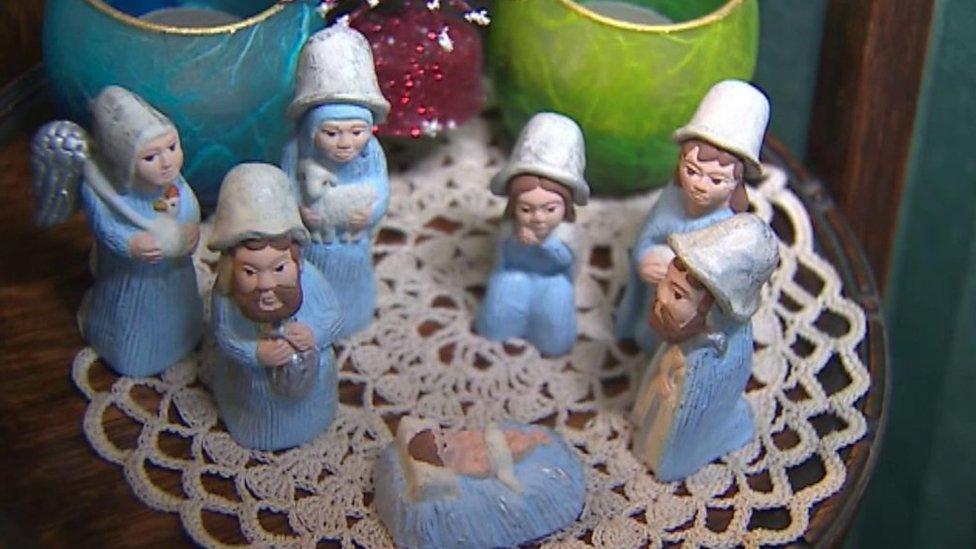 A nativity scene