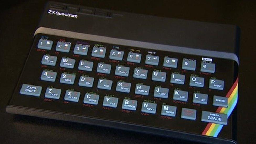 Spectrum keyboard