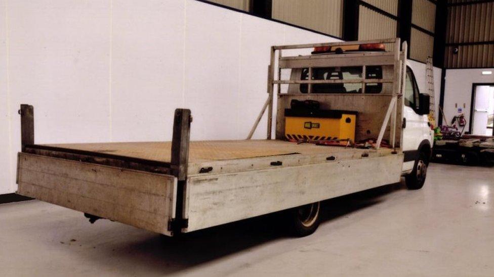 Flatbed truck