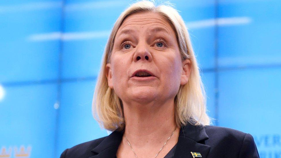 Swedish prime minister Magdalena Andersson