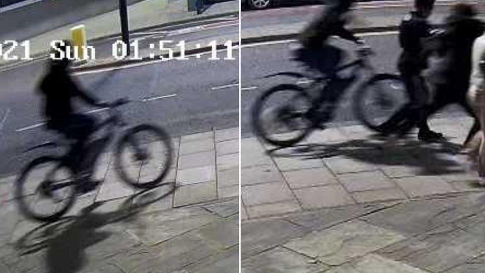 CCTV images of suspect