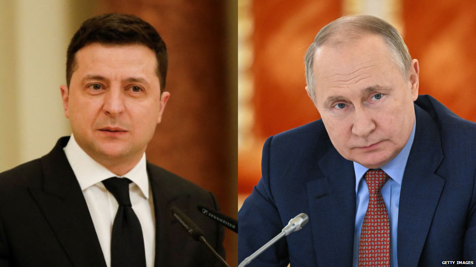 Zelensky and Putin