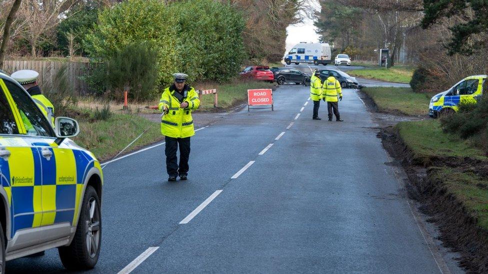 Crash near Inverness Airport