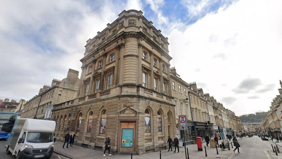 A historic building in Milsom Street