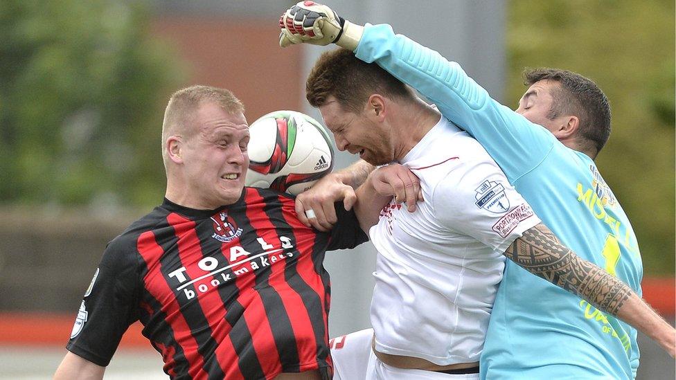 Crusaders made a disappointing start to their title defence, losing 2-1 to Portadown in the Premiership opener last August