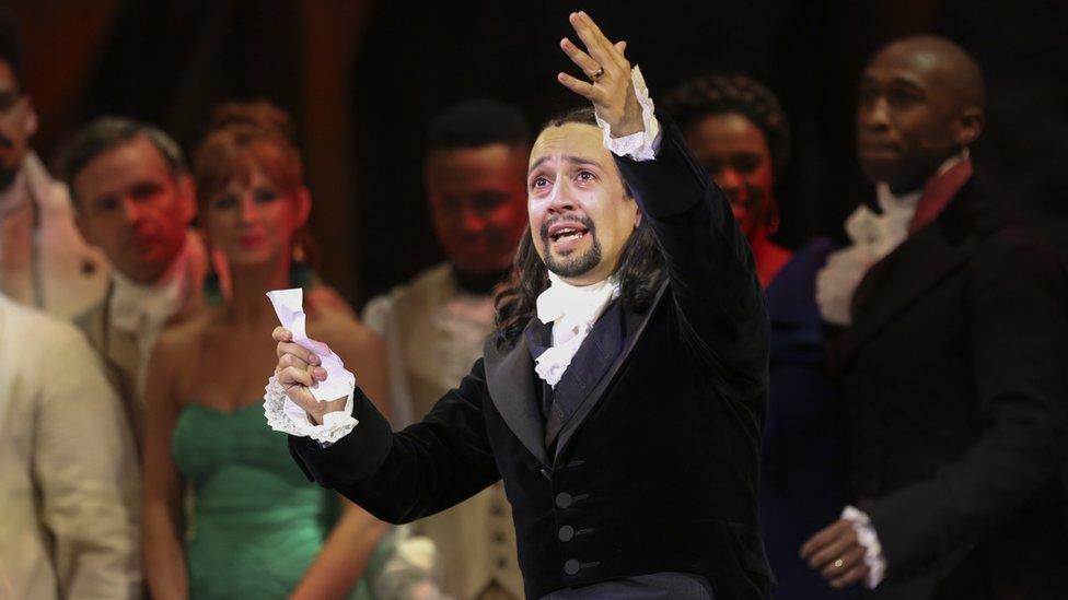 Lin-Manuel Miranda in Hamilton