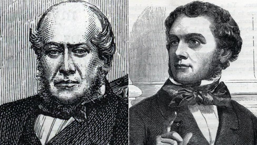 Sir John Gladstone and William Gladstone