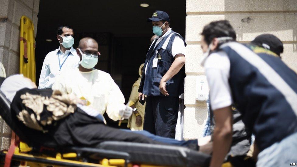 Injured pilgrim at Mina, 24 Sept