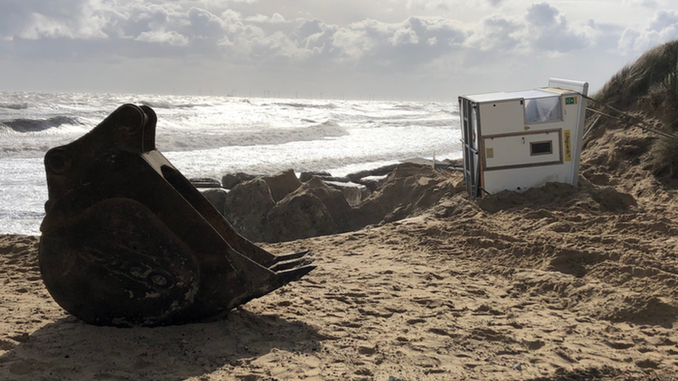 The lifeguard hut at Hemsby