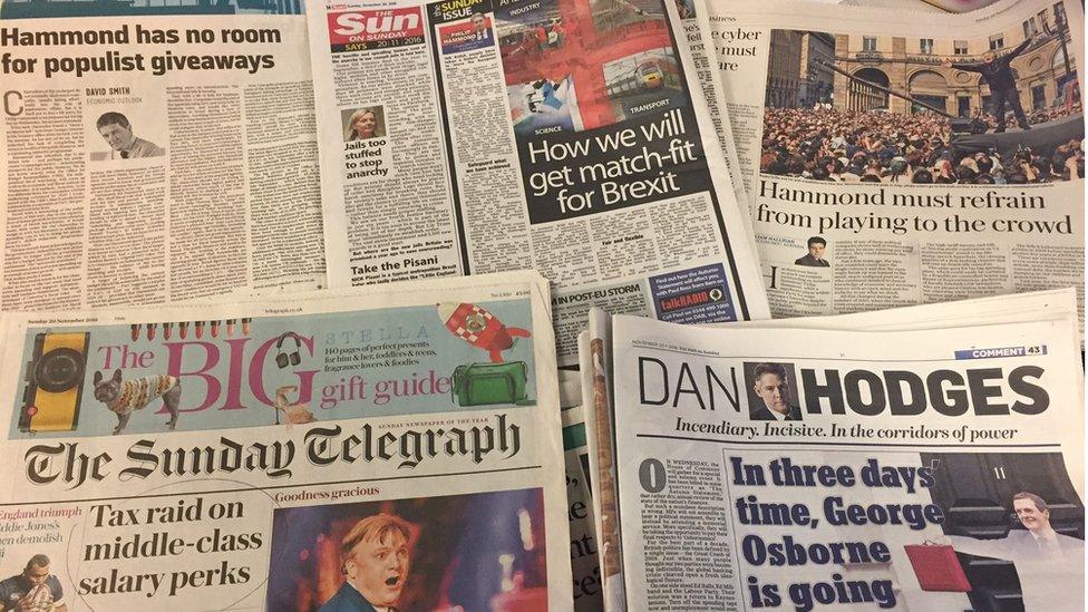 Sunday papers