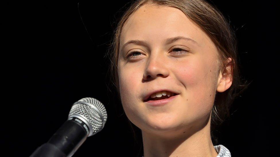 Climate change activist Greta Thunberg